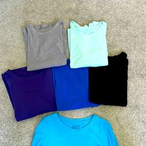 6 long sleeve tops for under scrubs